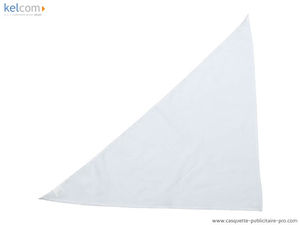 Bandana triangle publicitaire Blanc