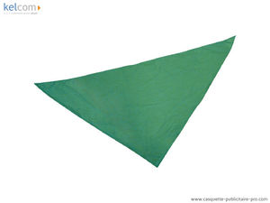 Bandana triangle publicitaire Vert