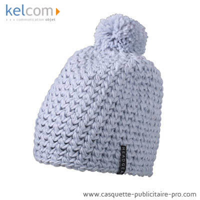 Bonnet à pompon promo Argent