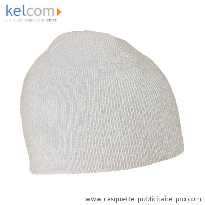 Bonnet enfant promotionnel Blanc crème