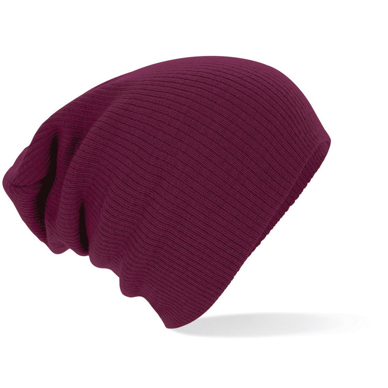 Bonnet personnalisé | Slouch Bordeaux 1