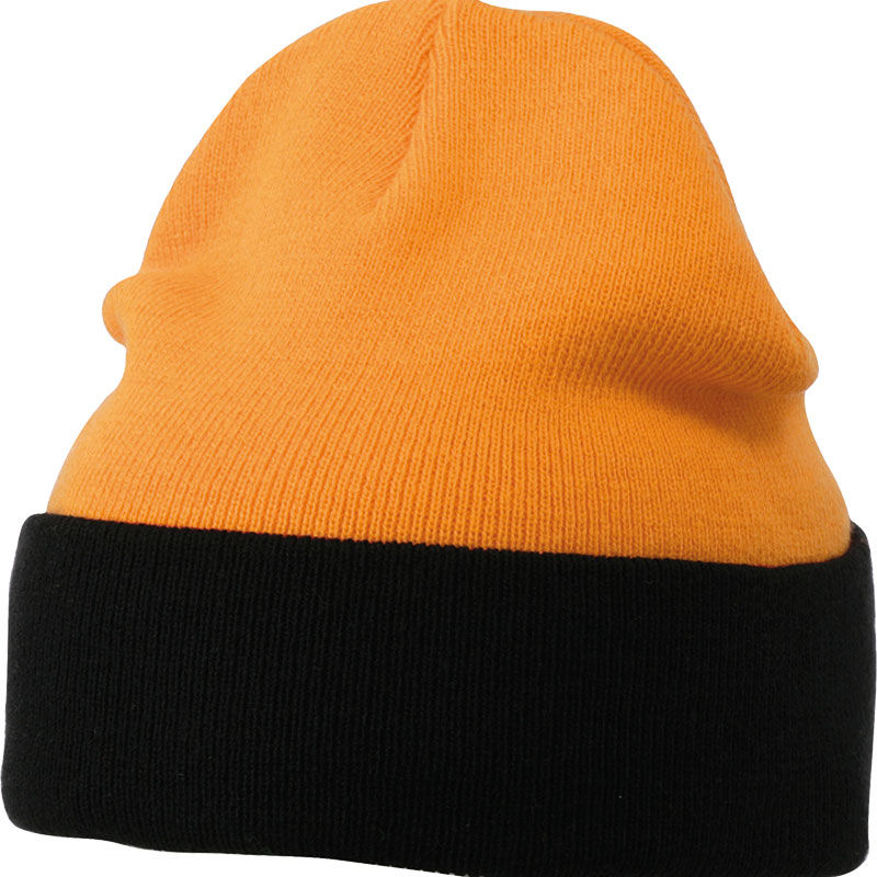 Bonnet publicitaire | Lyrra Orange Noir