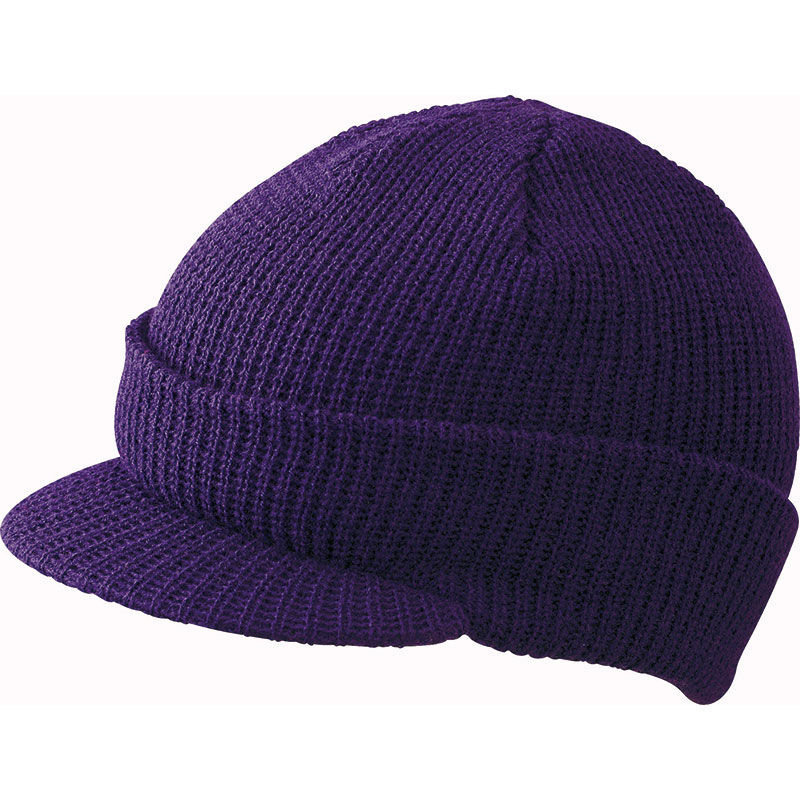 Bonnet publicitaire | Qoxoo Aubergine