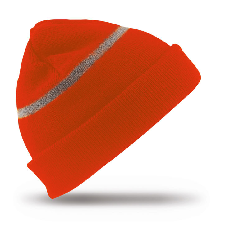 Bonnet publicitaire | Qycoo Orange Securite 1