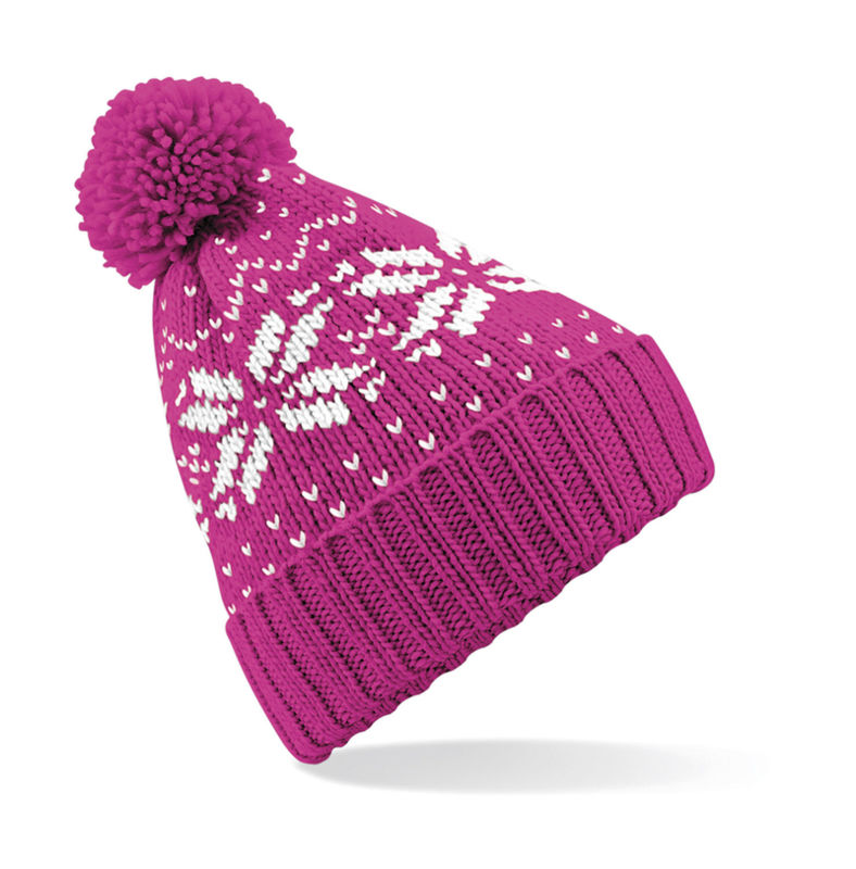 Bonnet publicitaire | Rofiwi Fuchsia Blanc