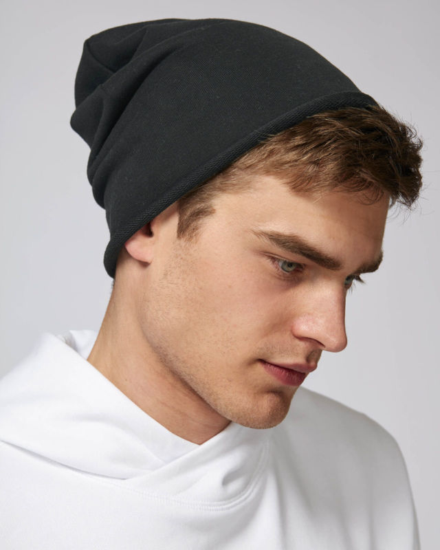 Bonnet publicitaire | Terry Beanie Noir