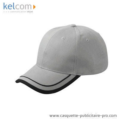 Cap promotionnel Gris Noir