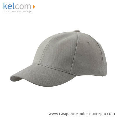 Casquette 6 panneaux renforcés Beige