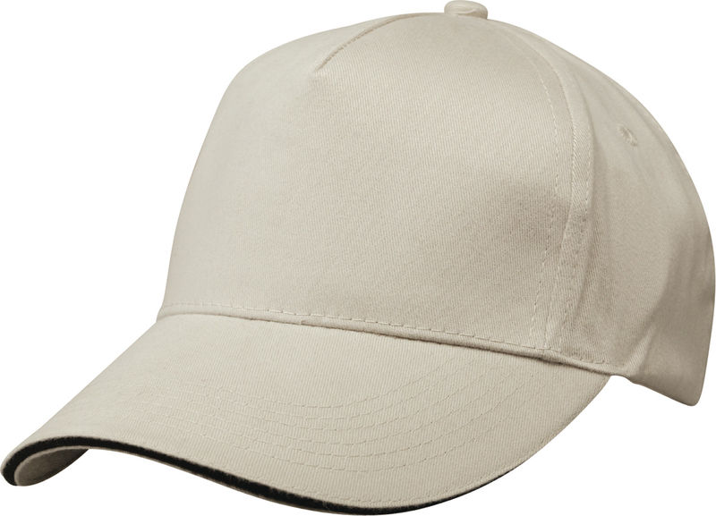 casquette broderie Naturel