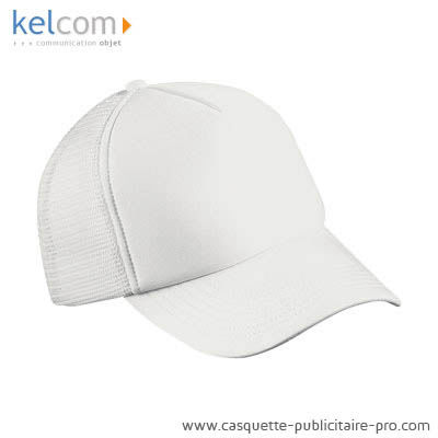 Casquette cammionneur enfant Blanc Blanc