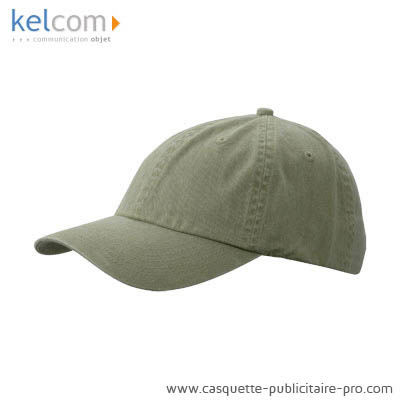 Casquette délavée personnalisable Marron clair