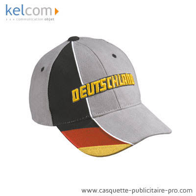 Casquette drapeau Allemagne pub Kaki