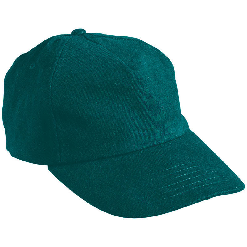 Casquette personnalisée classique 5 panneaux | Noowoo Vert foncé