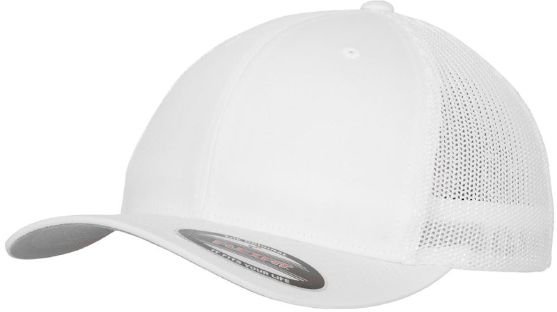 Casquette personnalisée 6 panneaux avec filet | Lime Blanc 1