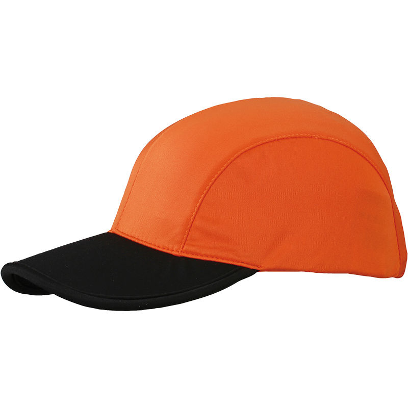 Casquette personnalisée classique 4 panneaux | Gesu Orange Noir