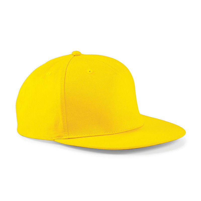 Casquette personnalisée classique 5 panneaux | Jihu Jaune 1