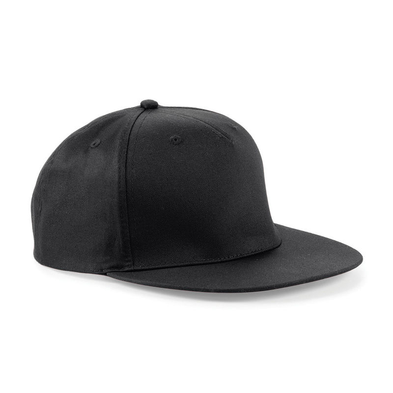 Casquette personnalisée classique 5 panneaux | Jihu Noir 1