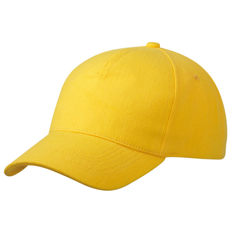 Casquette personnalisée classique 5 panneaux | Kedo Jaune Doré