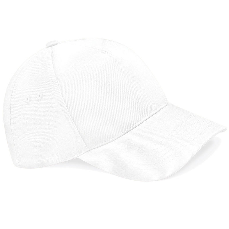 Casquette personnalisée classique 5 panneaux | Qahu Blanc 1