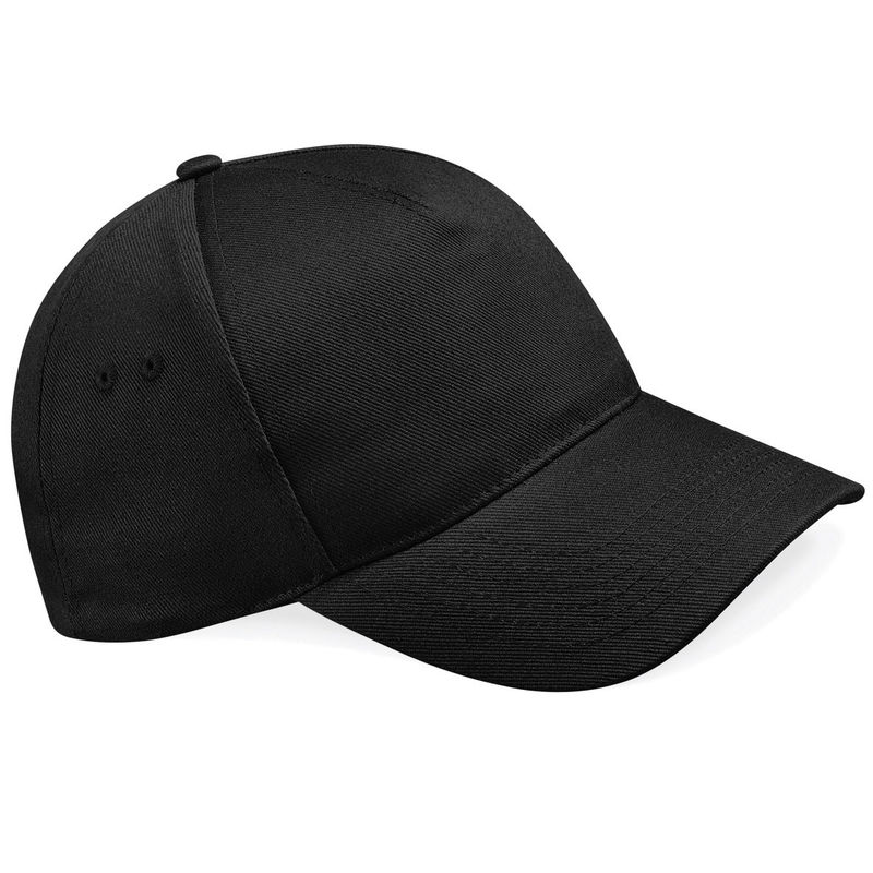 Casquette personnalisée classique 5 panneaux | Qahu Noir 1