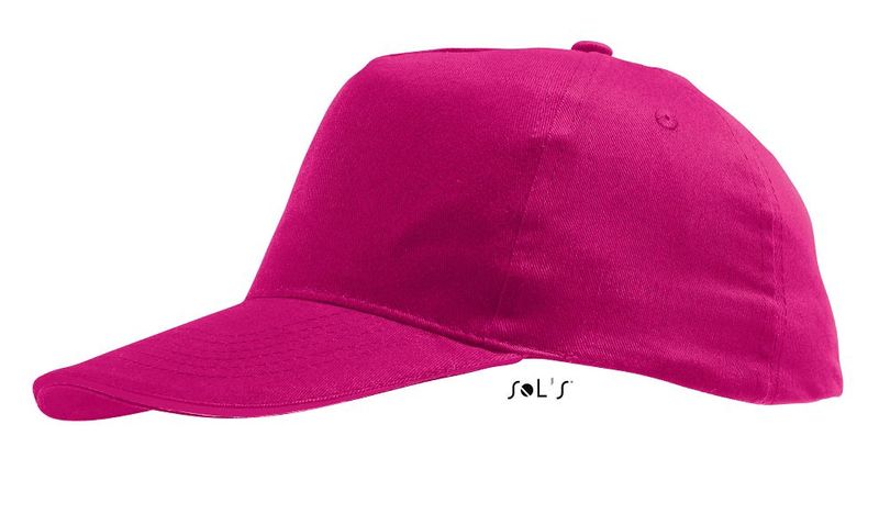 Casquette personnalisée classique 5 panneaux | Sunny Fuchsia