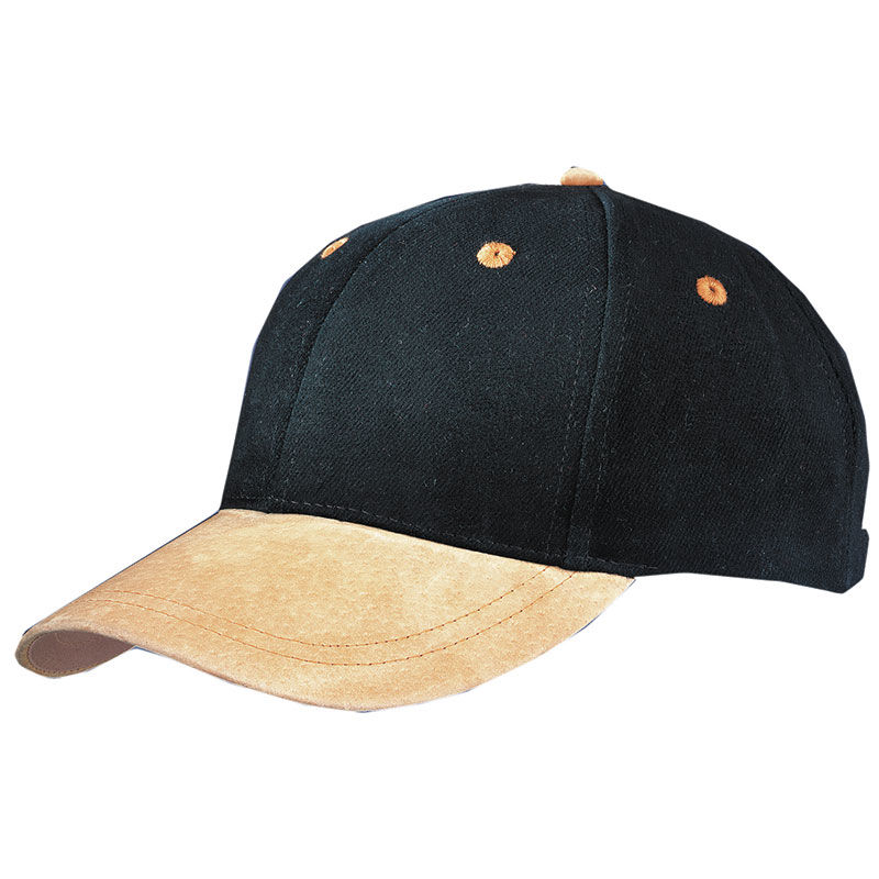 Casquette personnalisée classique 6 panneaux | Goxi Noir Beige