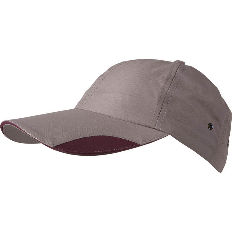 Casquette personnalisée classique 6 panneaux | Gyzi Gris Moyen Vin