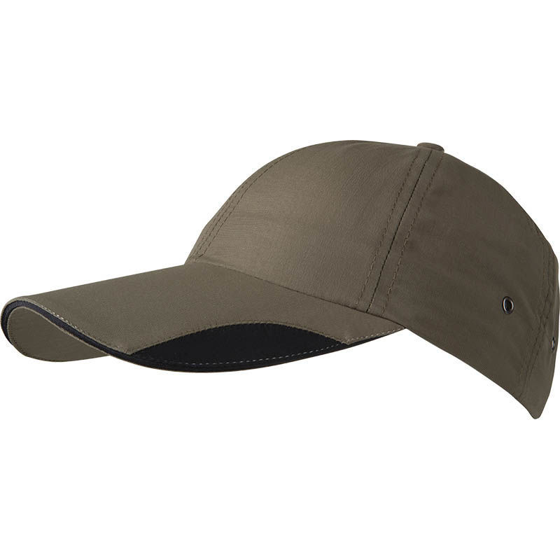 Casquette personnalisée classique 6 panneaux | Gyzi Vert Olive Noir