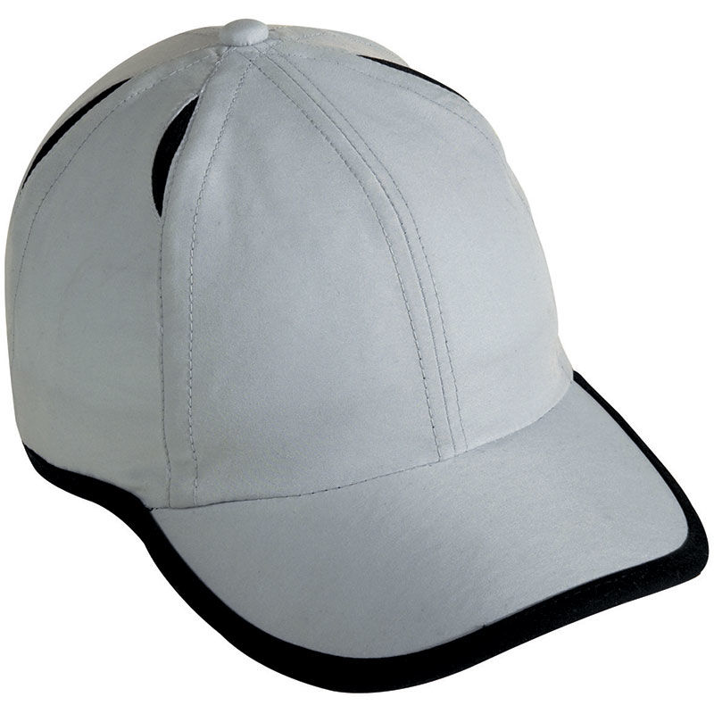 Casquette personnalisée classique 6 panneaux | Loffa Gris clair Noir