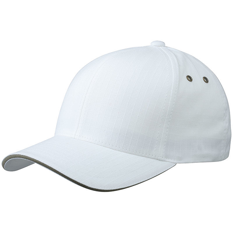 Casquette personnalisée classique 6 panneaux | Poole Blanc Olive