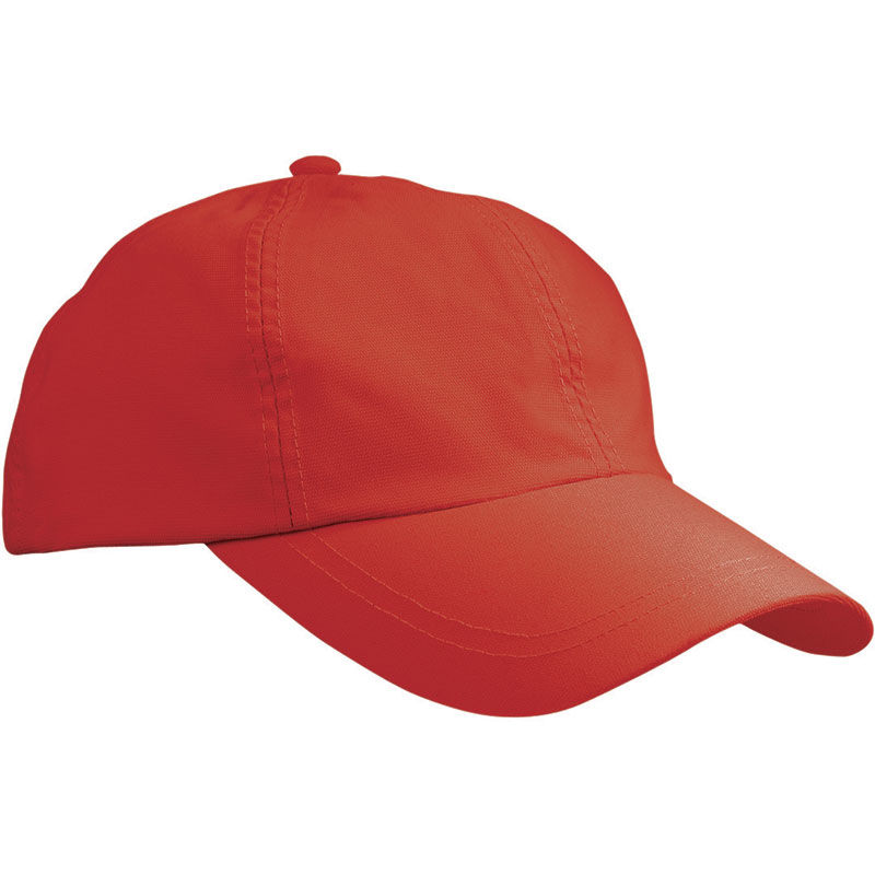 Casquette personnalisée classique 6 panneaux | Zudi Rouge