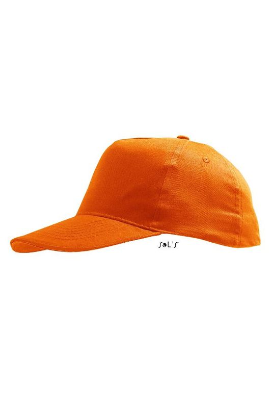 Casquette personnalisée classique 5 panneaux | Sunny Kids Orange