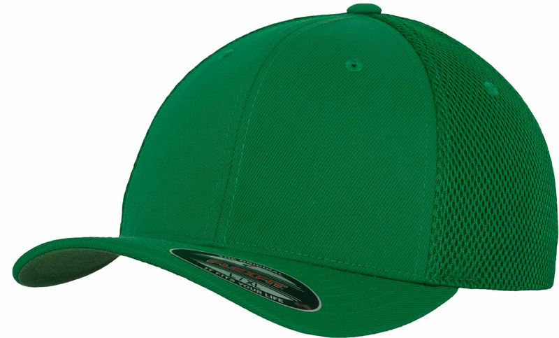 Casquette personnalisée classique 6 panneaux | Tactel Mesh Vert 1