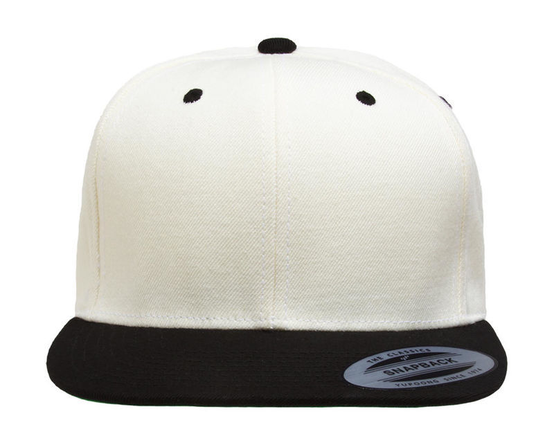 Casquette personnalisée plate 6 panneaux | Tetu Natural   Black 1