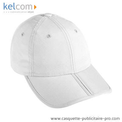 Casquette pliable publicitaire Blanc