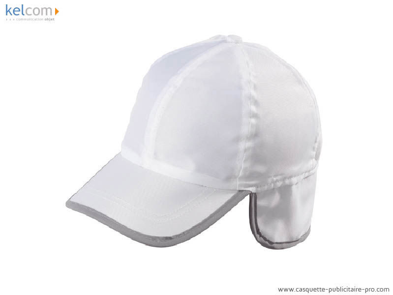 Casquette Polaire pub Blanc