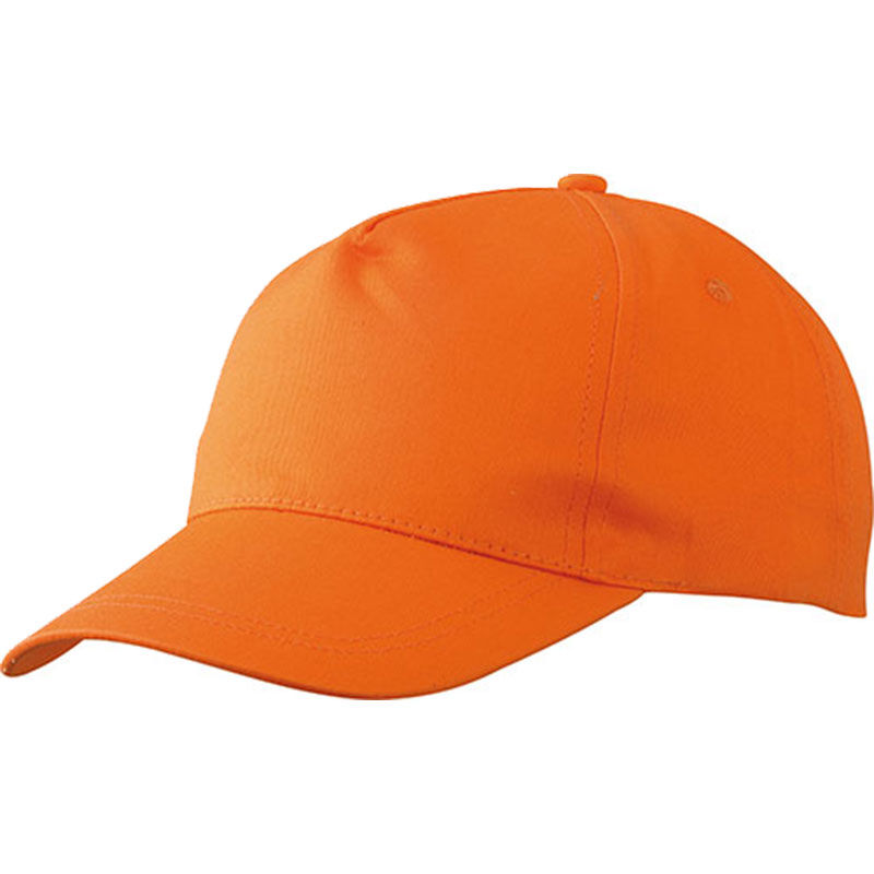 Casquette publicitaire 5 panneaux | Yoju Orange