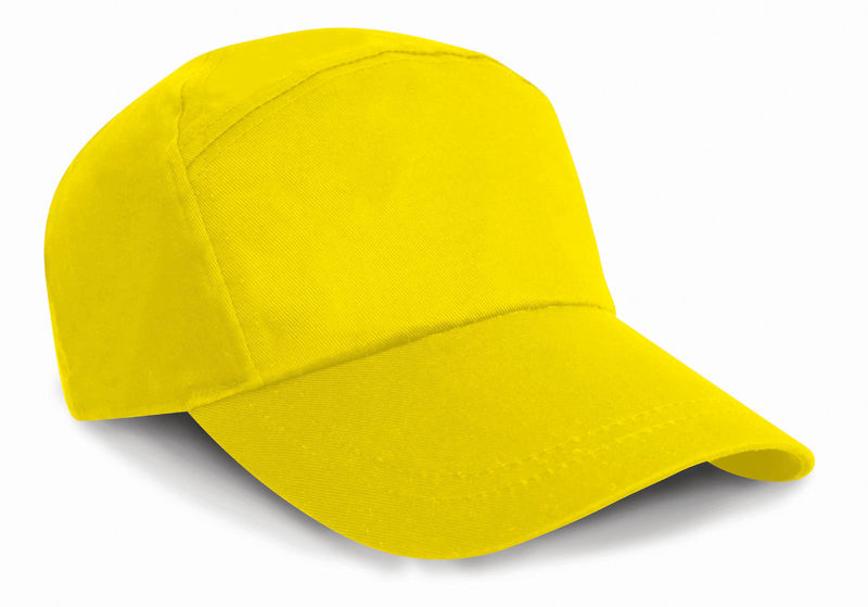 Casquette publicitaire classique 7 panneaux | Promo Sport Jaune 1