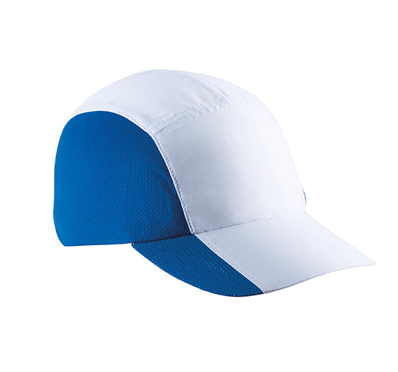 Casquette publicitaire classique 3 panneaux | Yomu Blanc Bleu royal