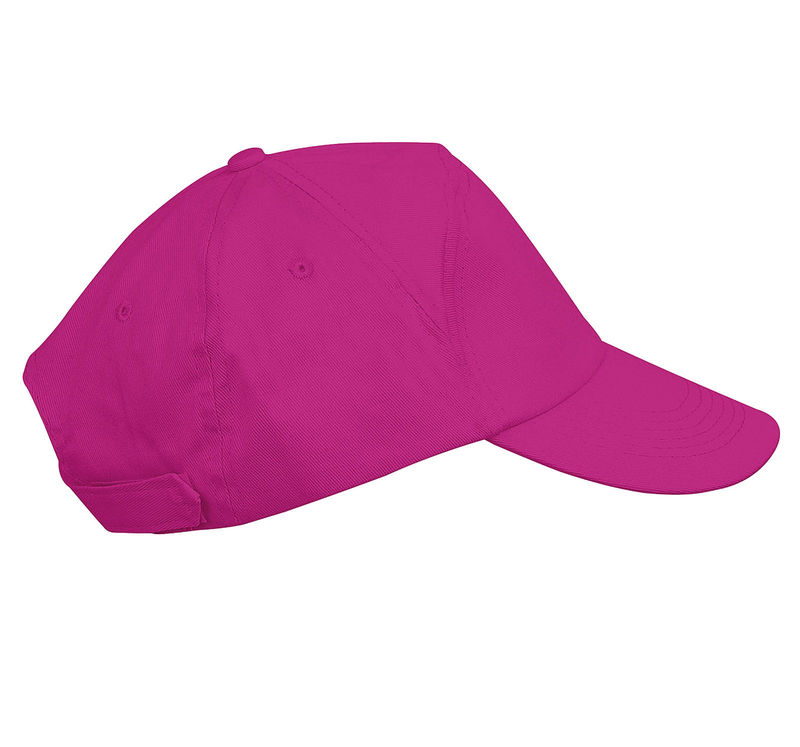 Casquette publicitaire classique 5 panneaux | Bahia Fuschia