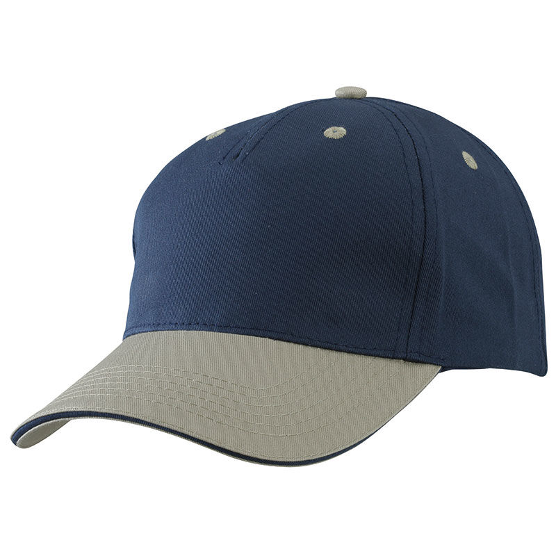 Casquette publicitaire classique 5 panneaux | Boxy Marine Beige