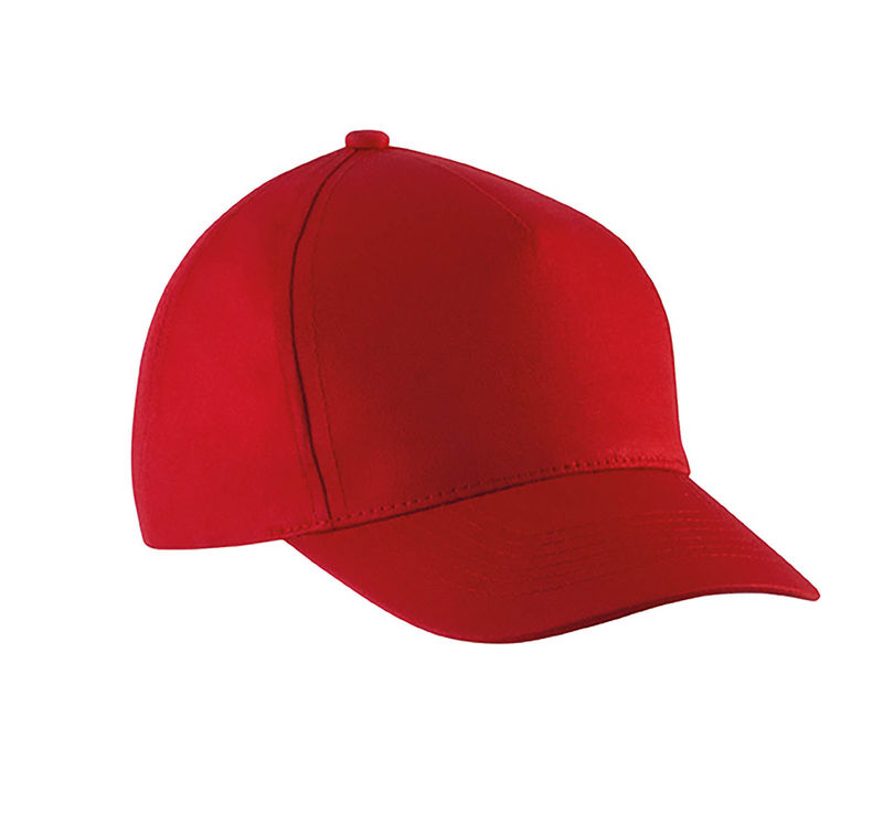 Casquette publicitaire classique 5 panneaux | Fovy Rouge