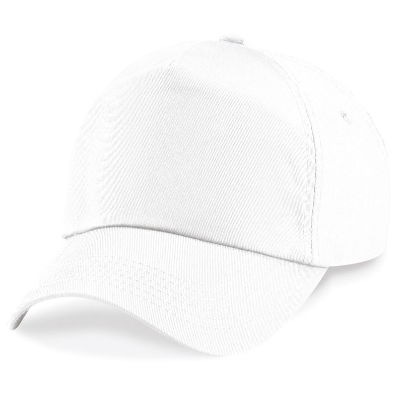 Casquette publicitaire classique 5 panneaux | Kamo Blanc 1