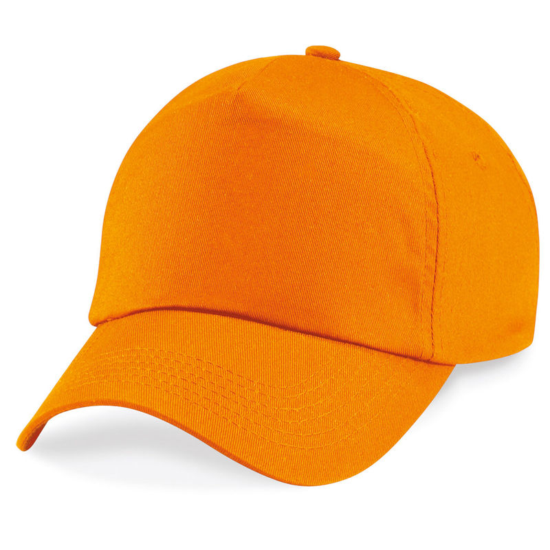 Casquette publicitaire classique 5 panneaux | Kamo Orange 1