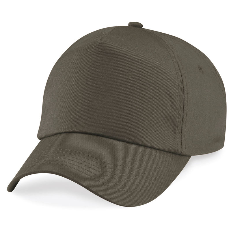 Casquette publicitaire classique 5 panneaux | Moogy Olive 1