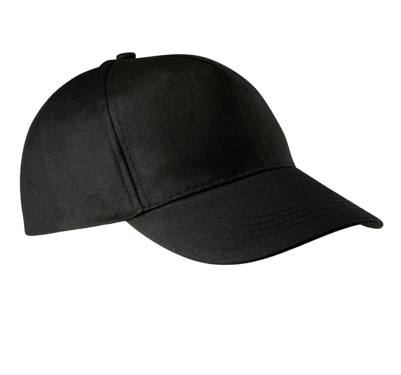 Casquette publicitaire classique 5 panneaux | Roggu Noir