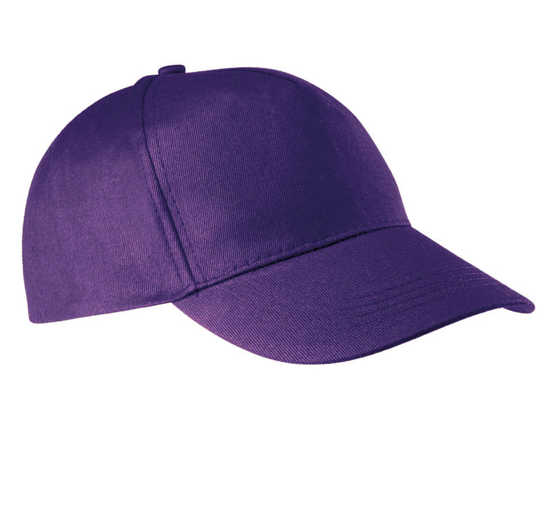 Casquette publicitaire classique 5 panneaux | Roggu Violet