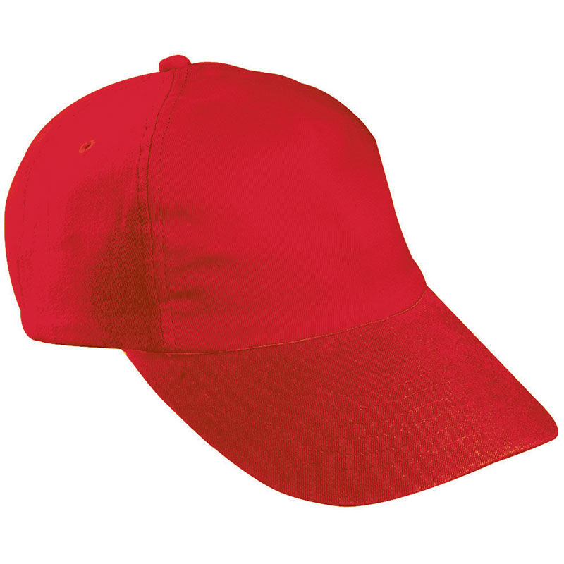 Casquette publicitaire classique 5 panneaux | Role Rouge Vif