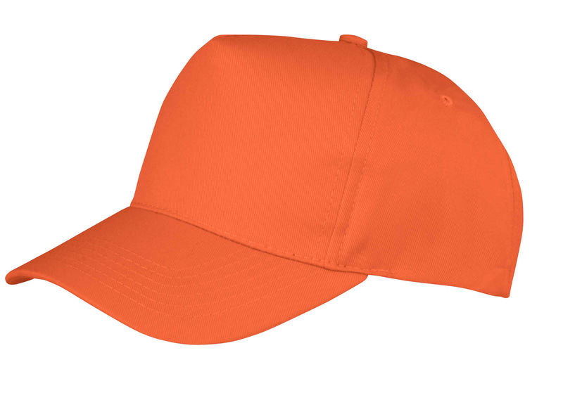 Casquette publicitaire classique 5 panneaux | Symo Orange 1