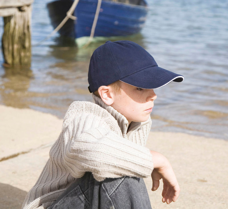 Casquette publicitaire classique 6 panneaux | Bynno Marine Blanc 1